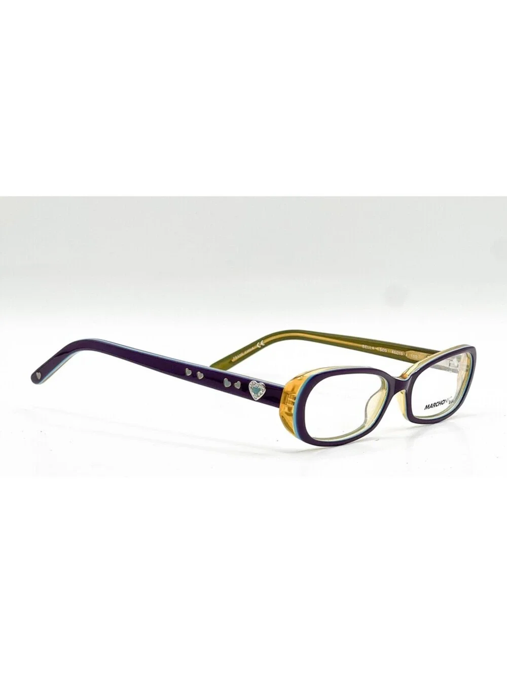 Marchon Nyc Kids Bella 505 Purple Authentic Eyeglasses 46-15-130